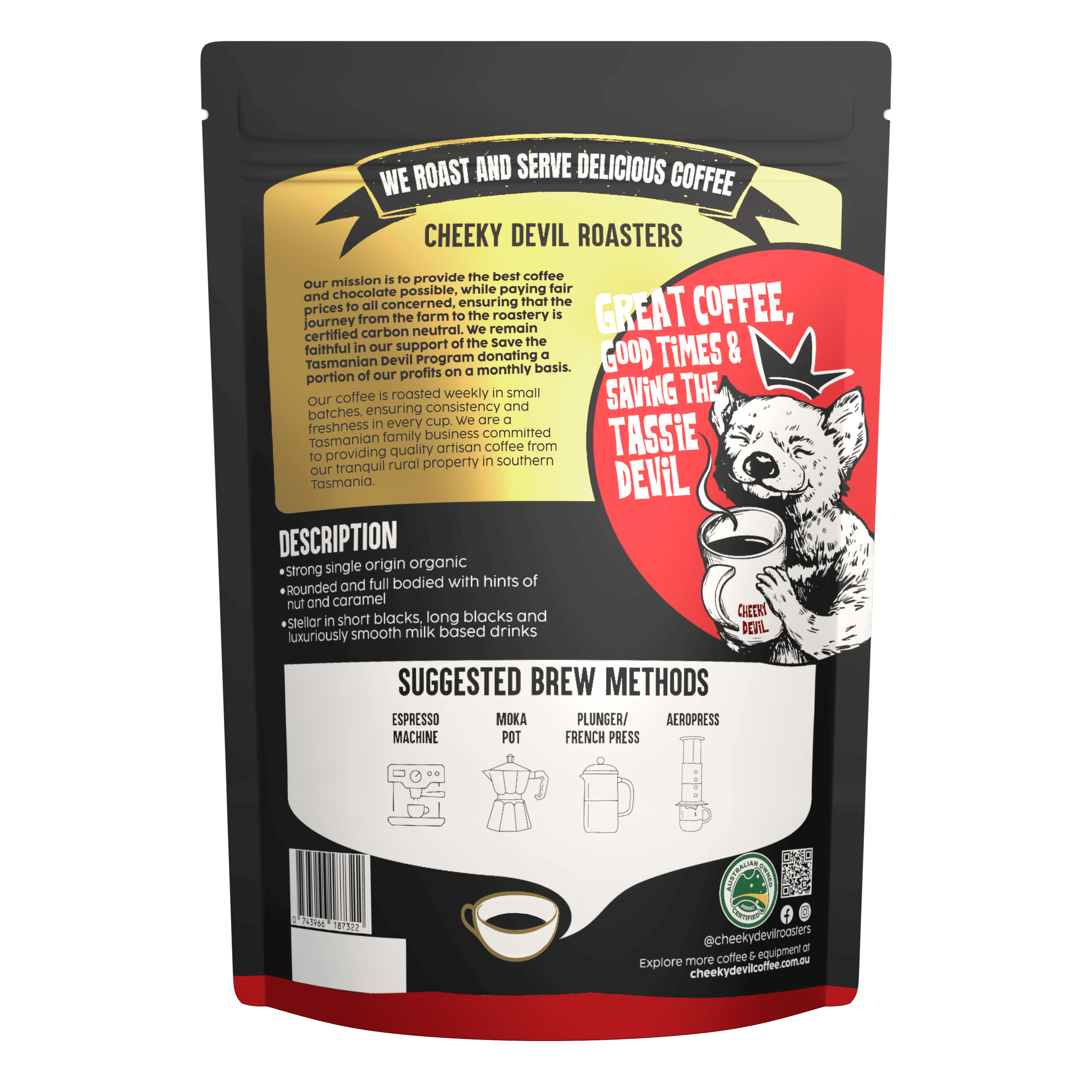 Peruvian Organic back